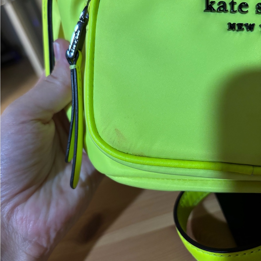 Kate Spade Neon Yellow Nylon Belt Bag Fanny Pack - Picture 6 of 9